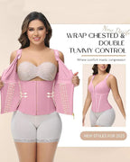 Shapshe® Fajas Colombianas Waist Trainer with Built-in Bra