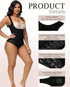 Shapshe® Slimming Tummy Control Open-Bust Bodysuit