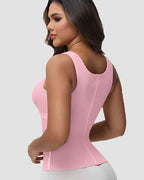 Shapshe® Boned Latex Waist Trainer Vest with Built-in Bra