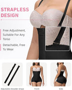Shapshe® Faja Shaper Tummy Control Shapewear Bodysuit