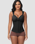 Double Compression Faja Corset Top Waist Trainer Built in Bra