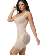 Shapshe® Seamless Rose Jacquard Shapewear Bodysuit