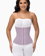 Zip & Breasted Waist Trainer Tummy Control Corset