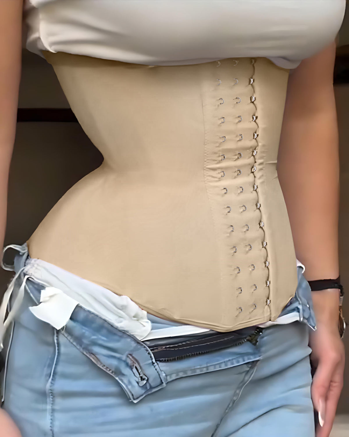 Fajas Colombianas Steel Bone Abdominal Compression Waist Trainer