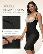 Shapshe® Invisible Zipper Full-Body Compression Faja Bodysuit
