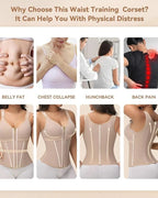 Shapshe® Fajas Colombianas Waist Trainer with Built-in Bra