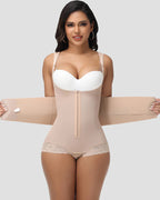 Shapshe® Fajas Open Bust Double Layer Waist Trainer Body Shaper