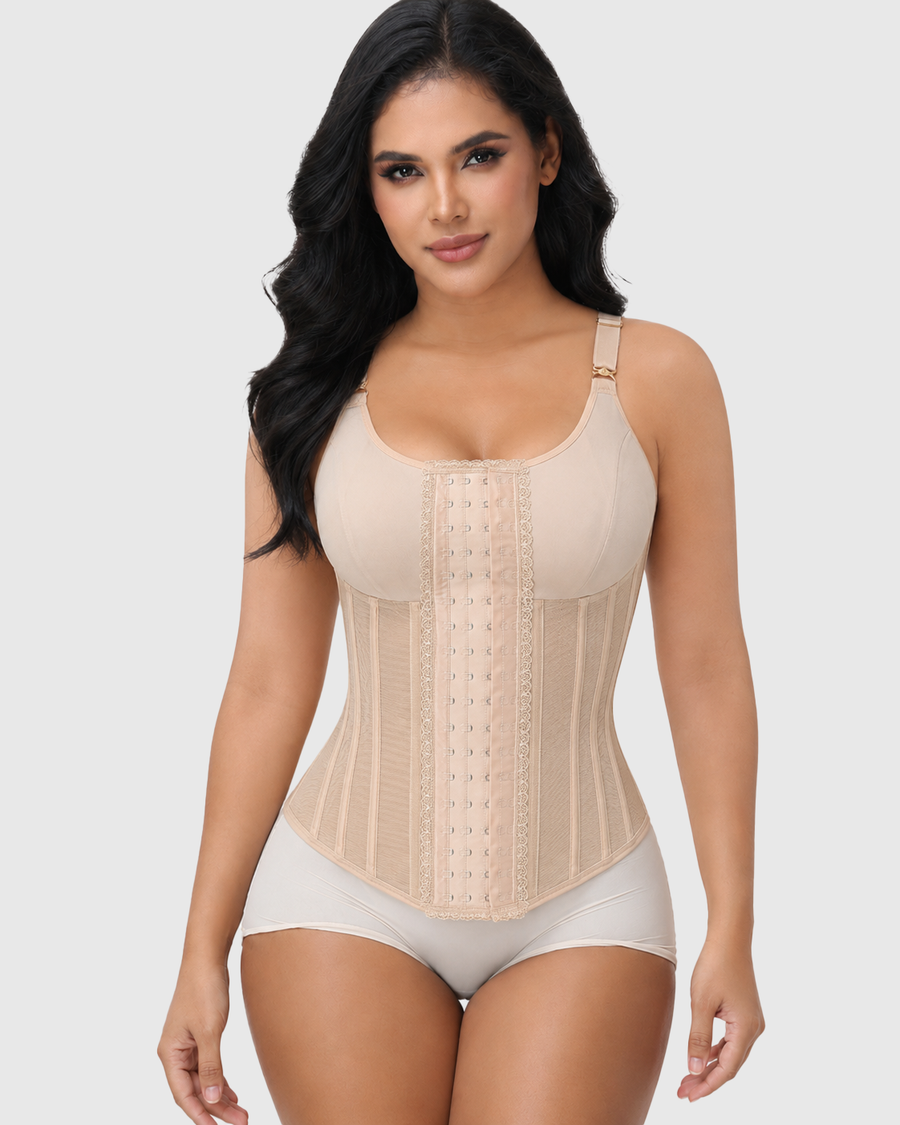 Shapshe® Steel Hourglass Shapewear Vest Waist Trainer Corset