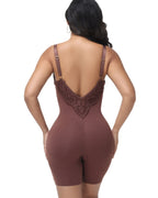 Shapshe® Lace Plunge Backless Butt Lifter Bodysuit Shapewear