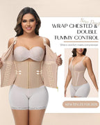 Shapshe® Fajas Colombianas Waist Trainer with Built-in Bra
