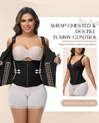 Shapshe® Fajas Colombianas Waist Trainer with Built-in Bra