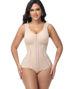 Shapshe® Fajas Colombianas Lace Patchwork Body Shaper
