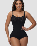 Shapshe® Seamless Jacquard Bodysuit Tummy Control Shapewear