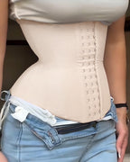 Fajas Colombianas Steel Bone Abdominal Compression Waist Trainer