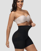 Shapshe® High Waist Mesh Cross Tummy Control Shaping Shorts