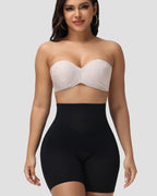 Shapshe® High Waist Mesh Cross Tummy Control Shaping Shorts