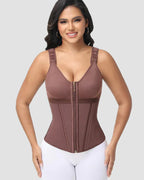 Shapshe® Boned Latex Waist Trainer Vest with Built-in Bra