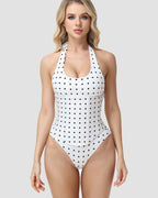 Hourglass Corset Body Shaper Waist Cincher Swimsuit Two-Piece Set