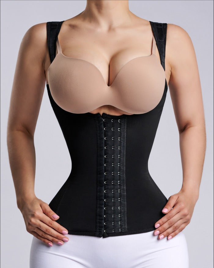 Hourglass Vest Tummy Control Waist Trainer Corset With Hook and Eye