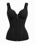 Double Compression Faja Corset Top Waist Trainer Built in Bra