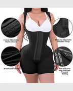 Shapshe® Firm Compression Tummy Control Shapewear Bodysuit