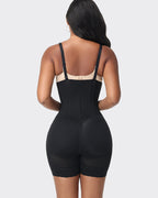 Open Bust High Waisted Tummy Control  Zipper Crotch Lace Shapewear