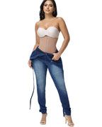 Shapshe® Lace Accent Faja Open Bust Body Shaper