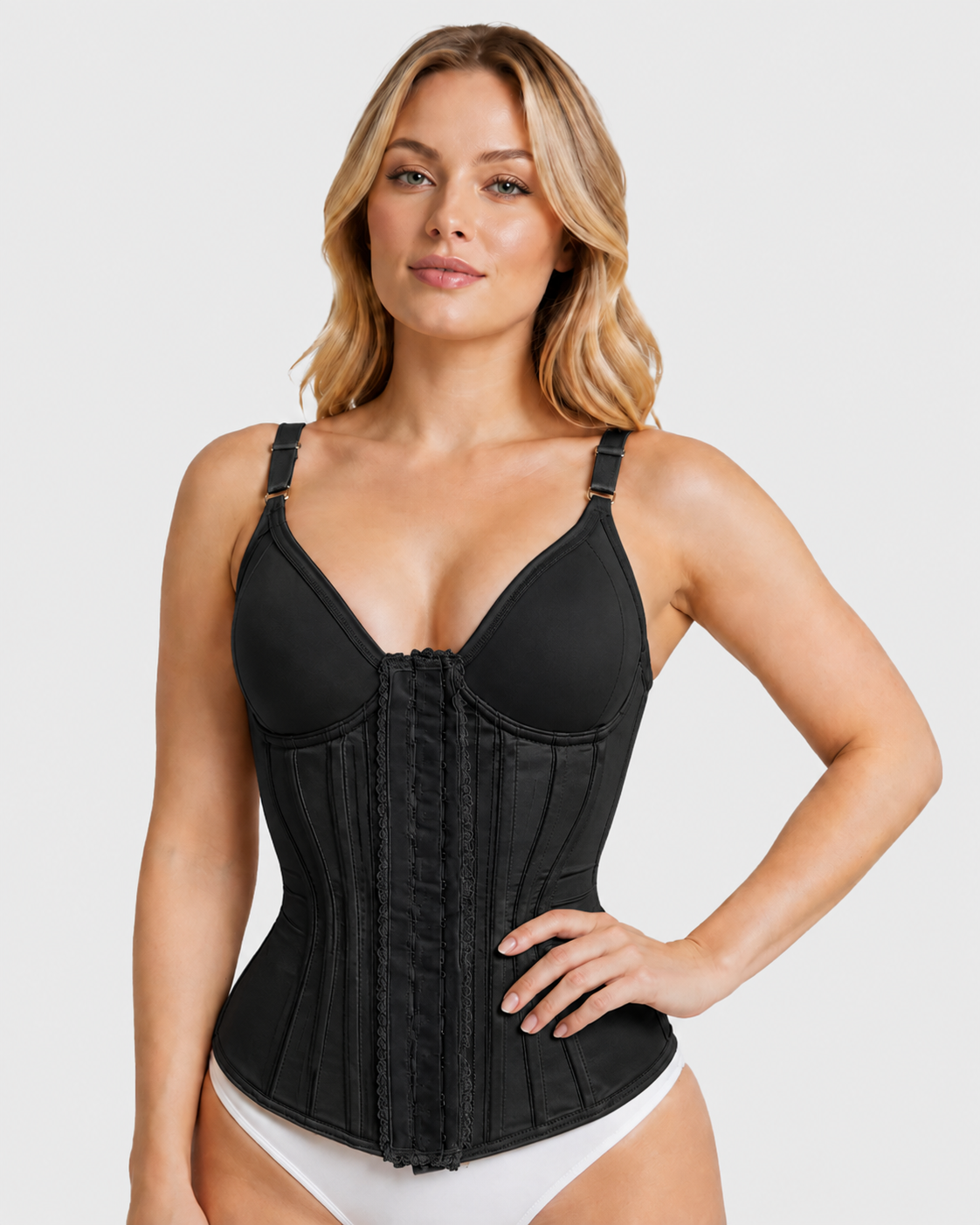 Shapshe® Fajas Colombianas Underwire Waist Trainer with Padded Bra