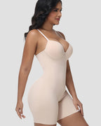 Shapshe® Seamless Tummy Control Shapewear Bodysuit with Built-In Bra