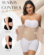 Shapshe® High Compression Curved Boned Waist Trainer