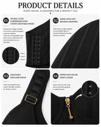 Double Compression Faja Corset Top Waist Trainer Built in Bra