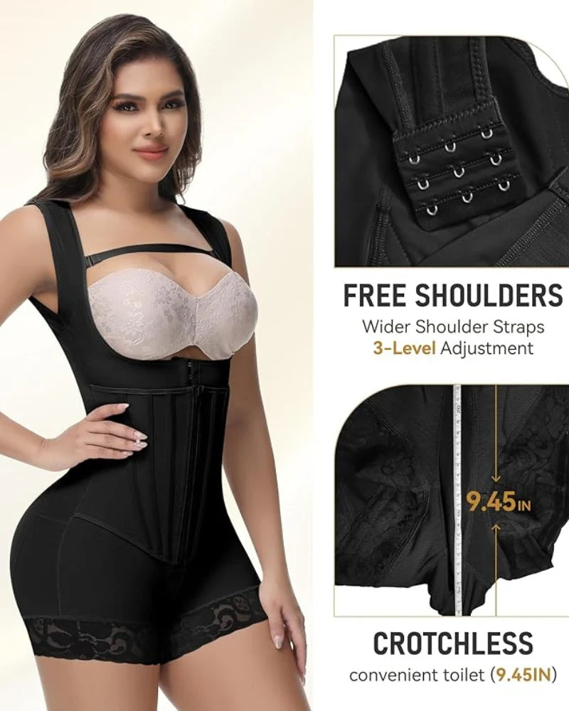 Shapshe® 9 Steel Bone Fajas Tummy Control Shapewear