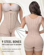 Shapshe® 9 Steel Bone Fajas Tummy Control Shapewear
