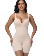 Shapshe® Seamless Tummy Control Shapewear Bodysuit with Built-In Bra