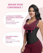 Shapshe® Open Bust Steel Bones Tummy Control Waist Trainer Vest