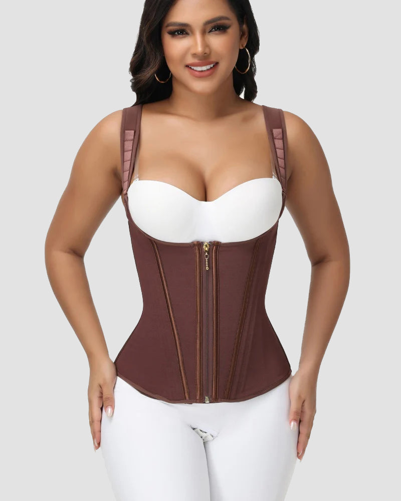 Shapshe® Fajas Steel Boned Tummy Control Waist Trainer