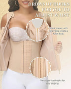 Shapshe® Tummy Control Hourglass Waist Trainer with Built-in Bra