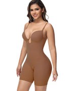 Shapshe® U Plunge Tummy Control Bodysuit with Built-In Bra